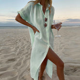 Clay - Bamboo Linen Shirt Dress